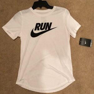 White Nike T-Shirt.